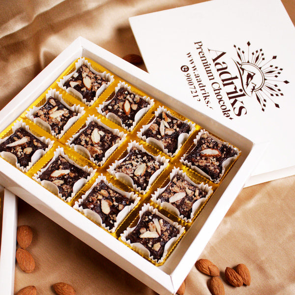 Choco Date-Almond Fudge