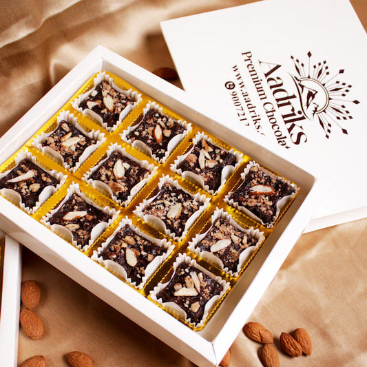 Choco Date-Almond Fudge