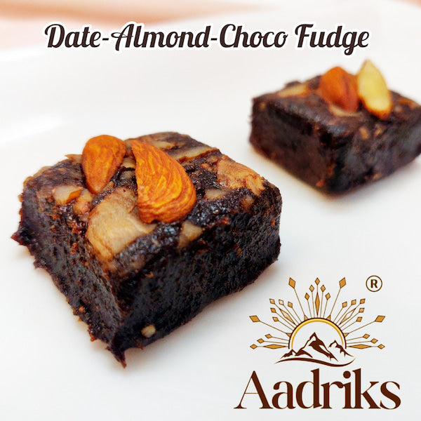 Date-Almond Fudge (Pack of 12 pieces)