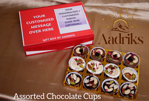 Personalised Assorted Chocolate Gift Box (Pack of 12 pieces)