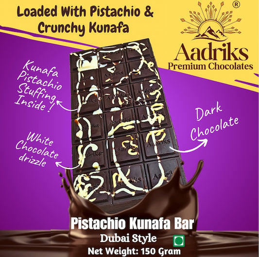 Pistachio Kunafa Bar - Dubai Style